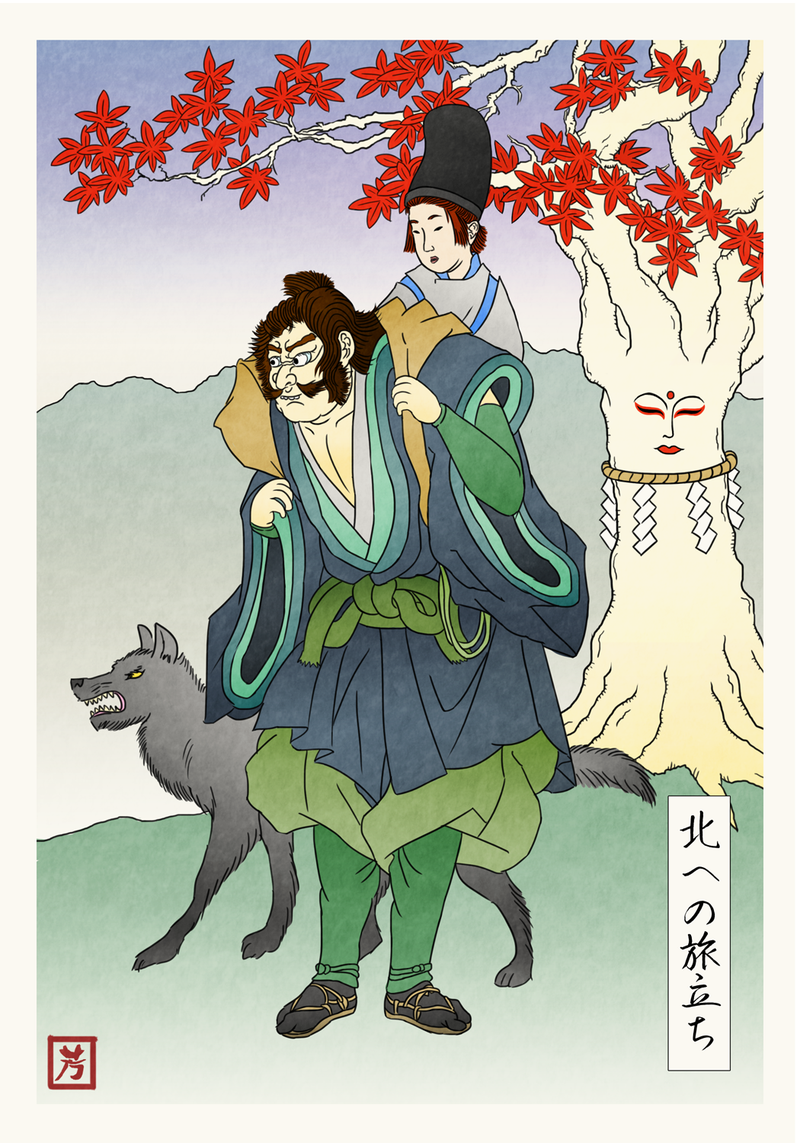 Illustration for article titled Here's what Game Of Thrones would look like if it were set in ancient Japan